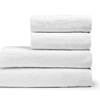 Πετσέτα Μπάνιου Ξενοδοχείου Smooth 500gsm  plain 100% Cotton 80x150 Λευκό   Beauty Home