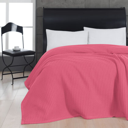 Πικέ υπέρδιπλη waffle Art 1990 Fuchsia  230x240 Φουξ   Beauty Home