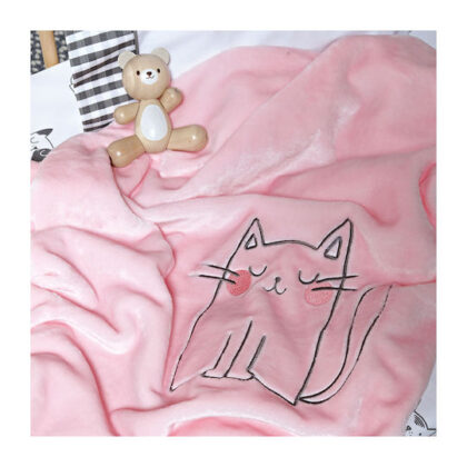 KITTY CAT ΚΟΥΒΕΡΤΑ ΚΟΥΝΙΑΣ VELOUR FLEECE (100X140) - KENTIA